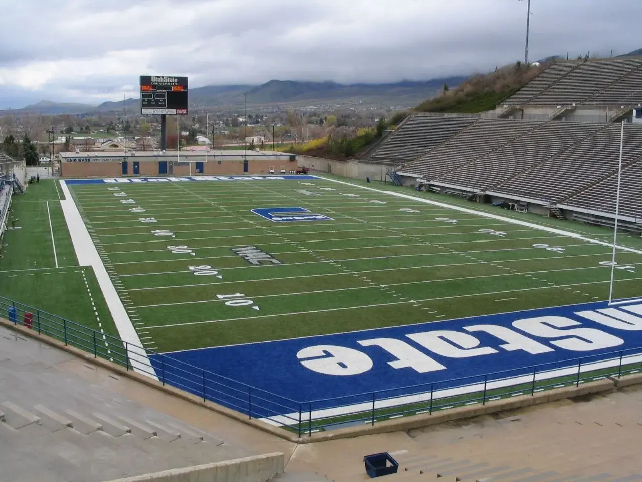 Maverik Stadium, Utah State, Logan, United States — football stadium with a capacity of 25,513