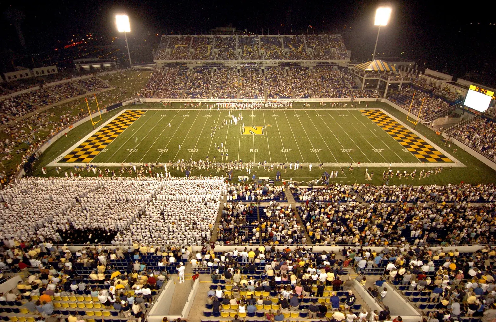 Navy–Marine Corps Memorial Stadium, Annapolis, United States — football stadium with a capacity of 34,000