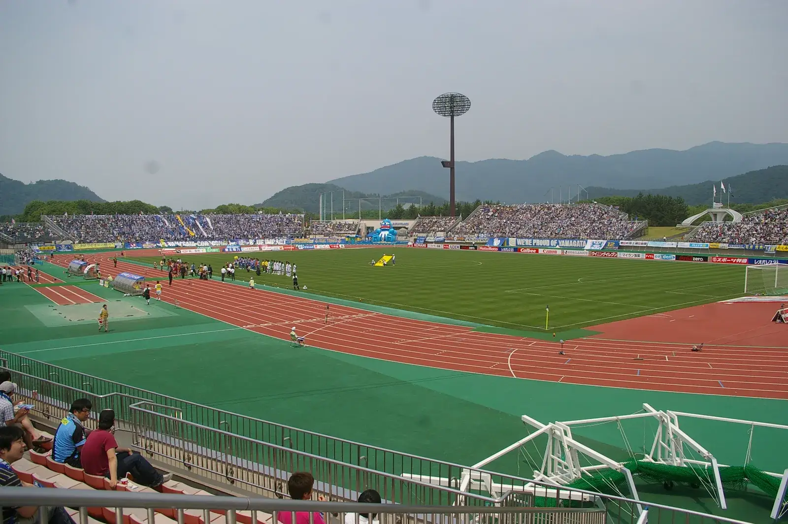ND Soft Stadium Yamagata, Tendō-shi, Japan — football stadium with a capacity of 21,292