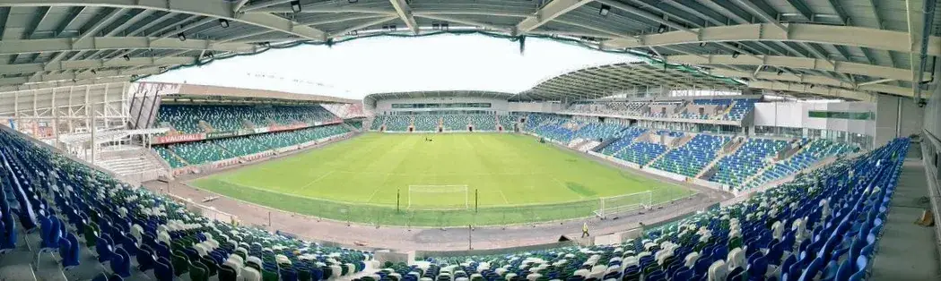 Windsor Park, Belfast, United Kingdom — football stadium with a capacity of 18,500