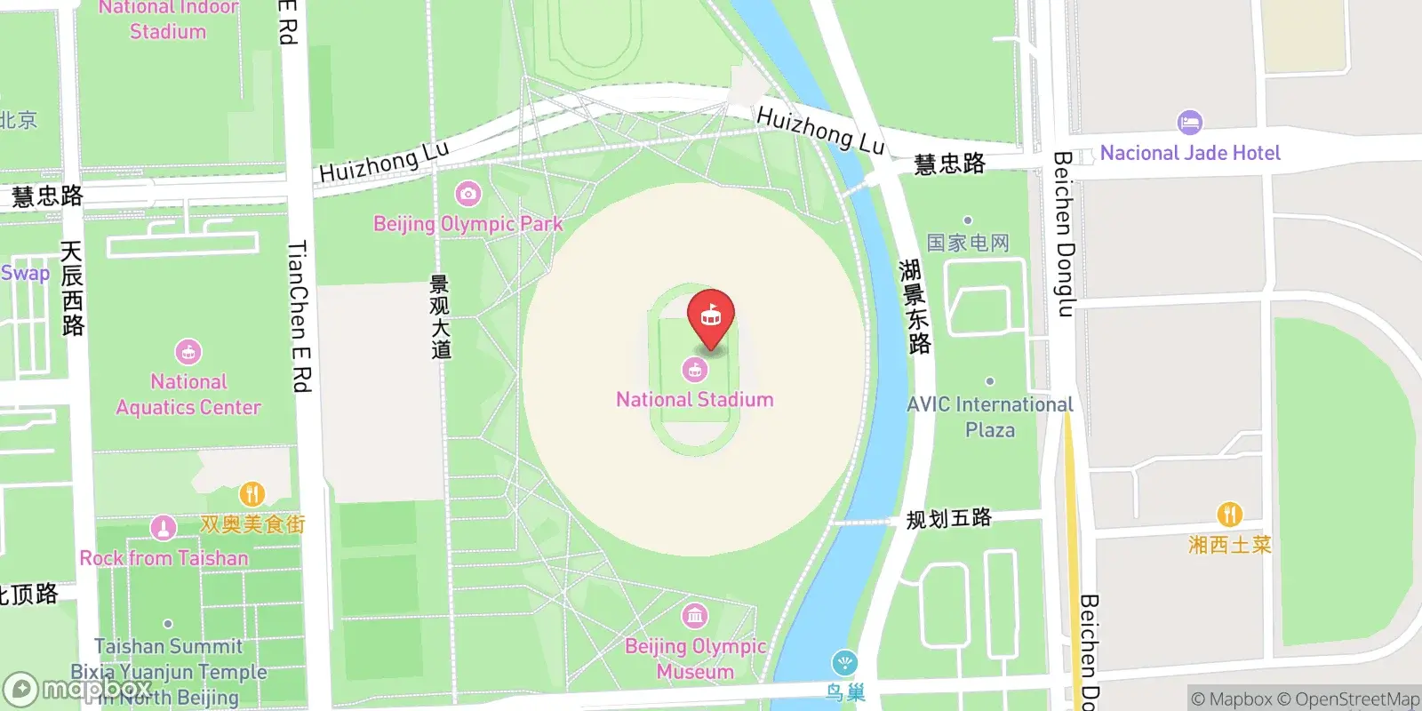 Карта: Aoyuncun Subdistrict