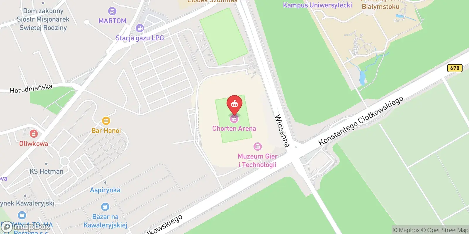 Mappa: Bělostok