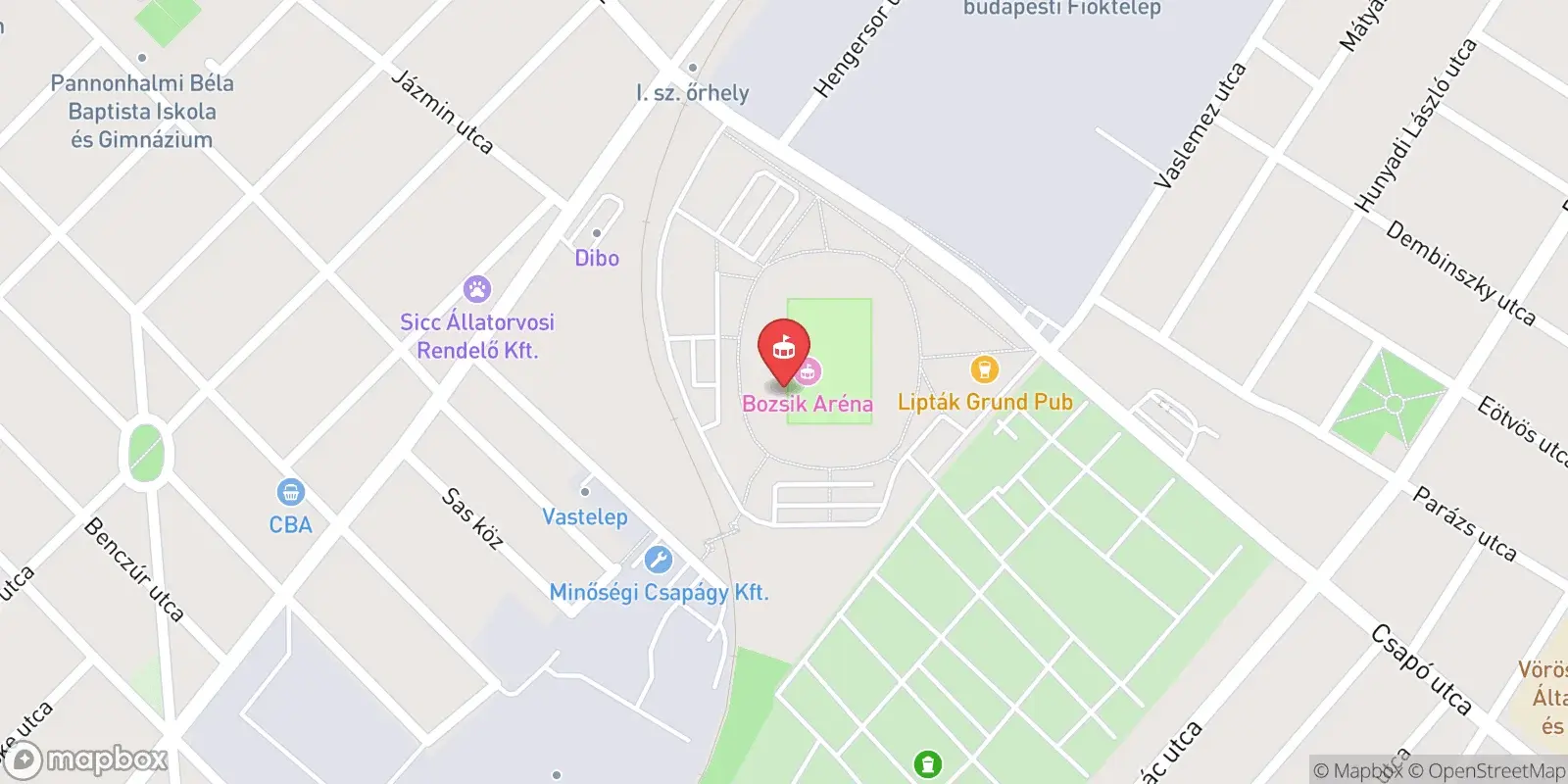 Mappa: Budapešť