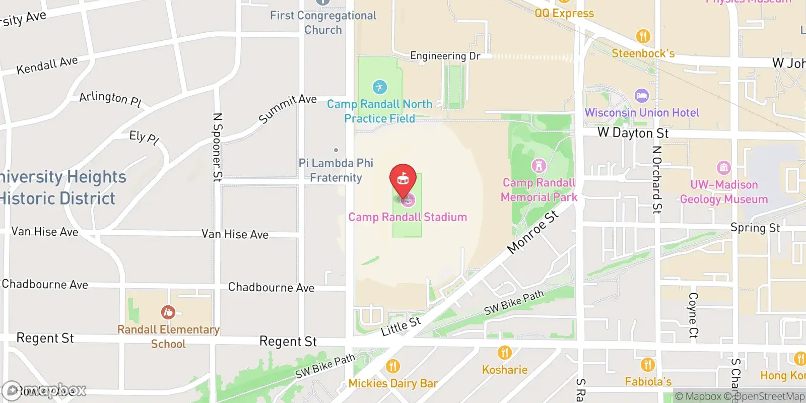 Carte : Madison