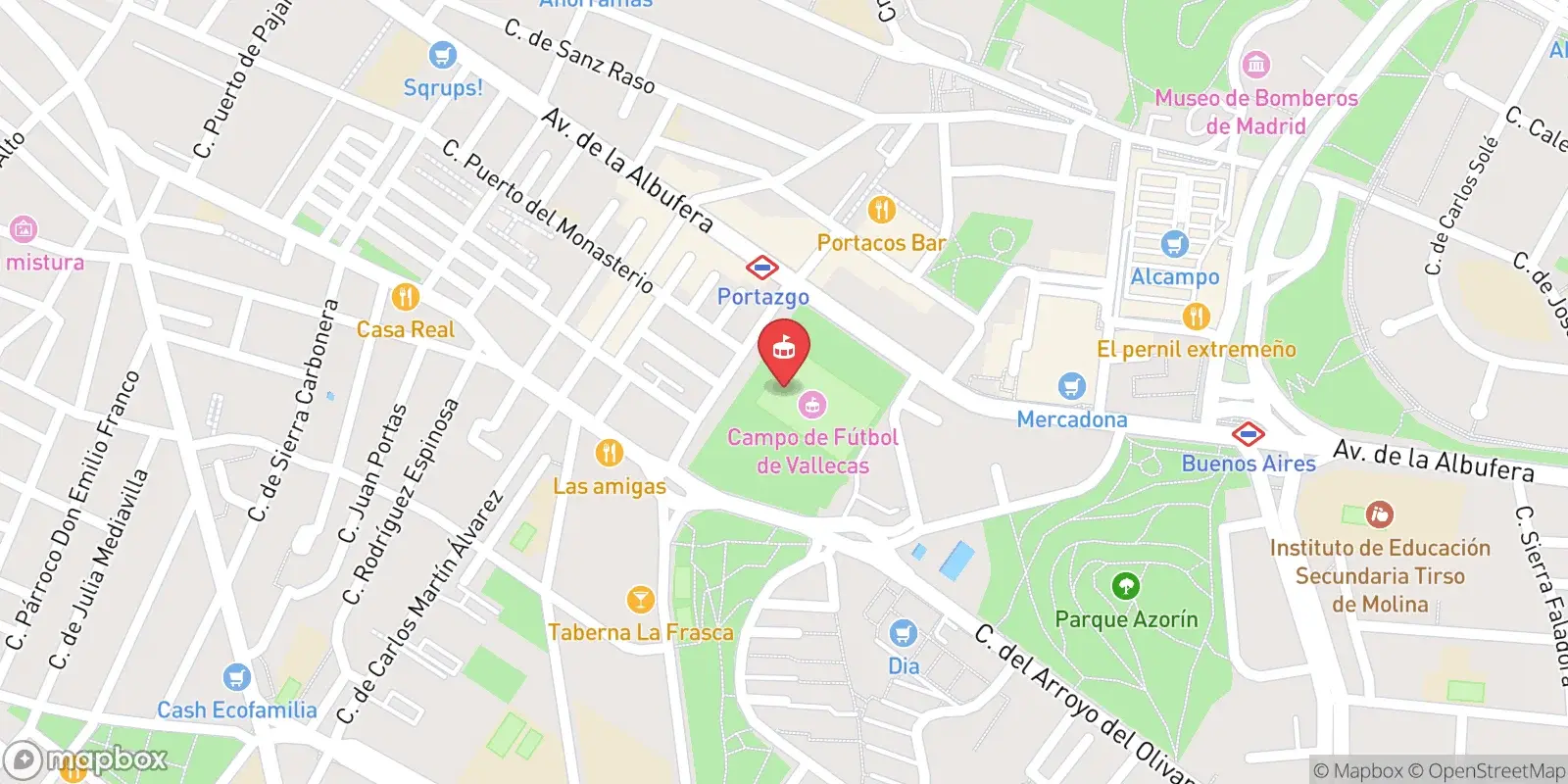 Karte: Vallecas