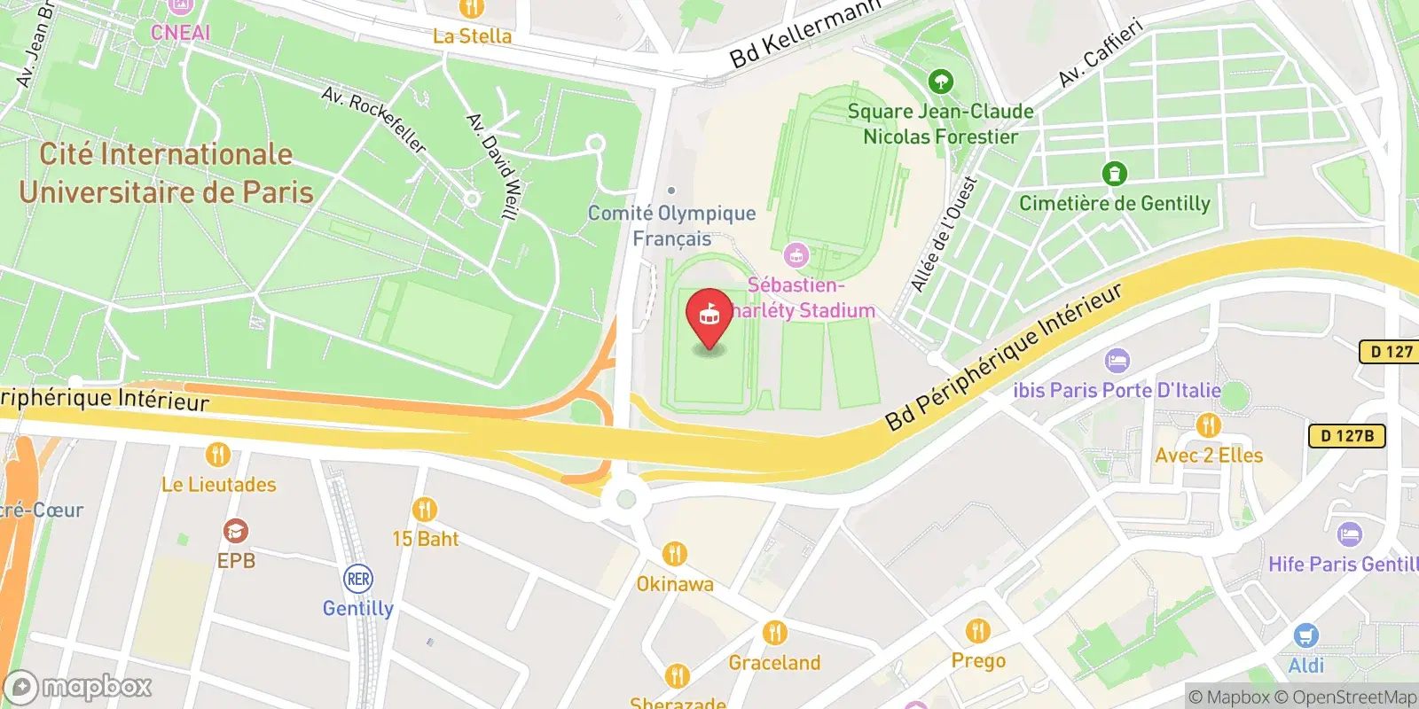Mappa: 13th arrondissement of Paris