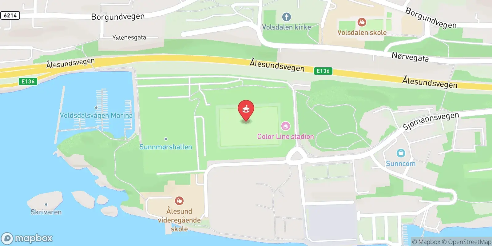 Карта: Ålesund