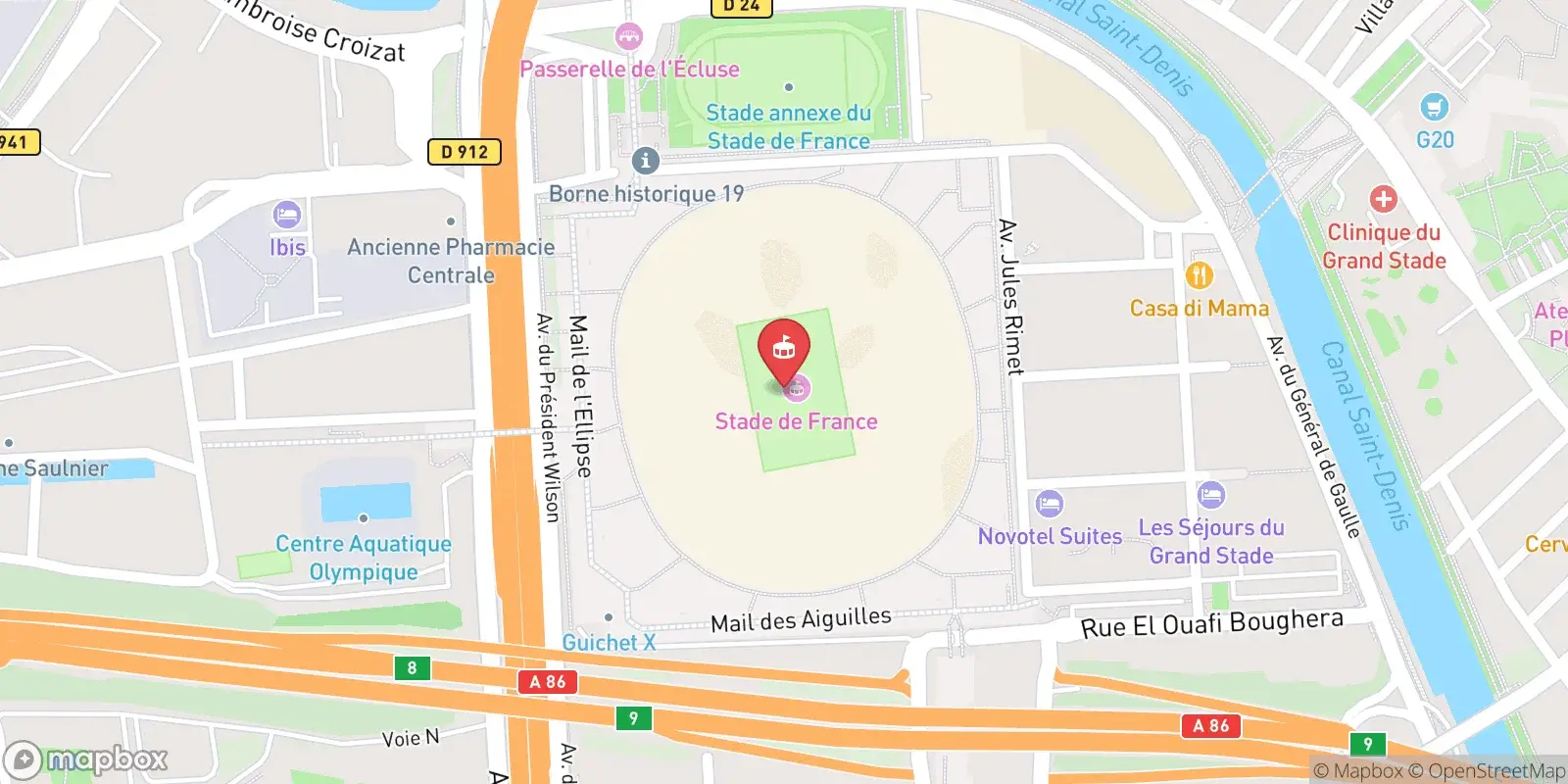 Karte: Saint-Denis
