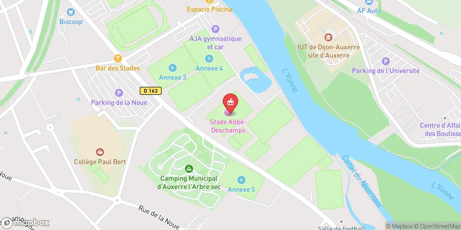 Карта: Auxerre