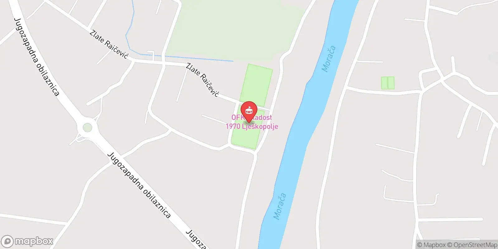 Карта: Podgorica