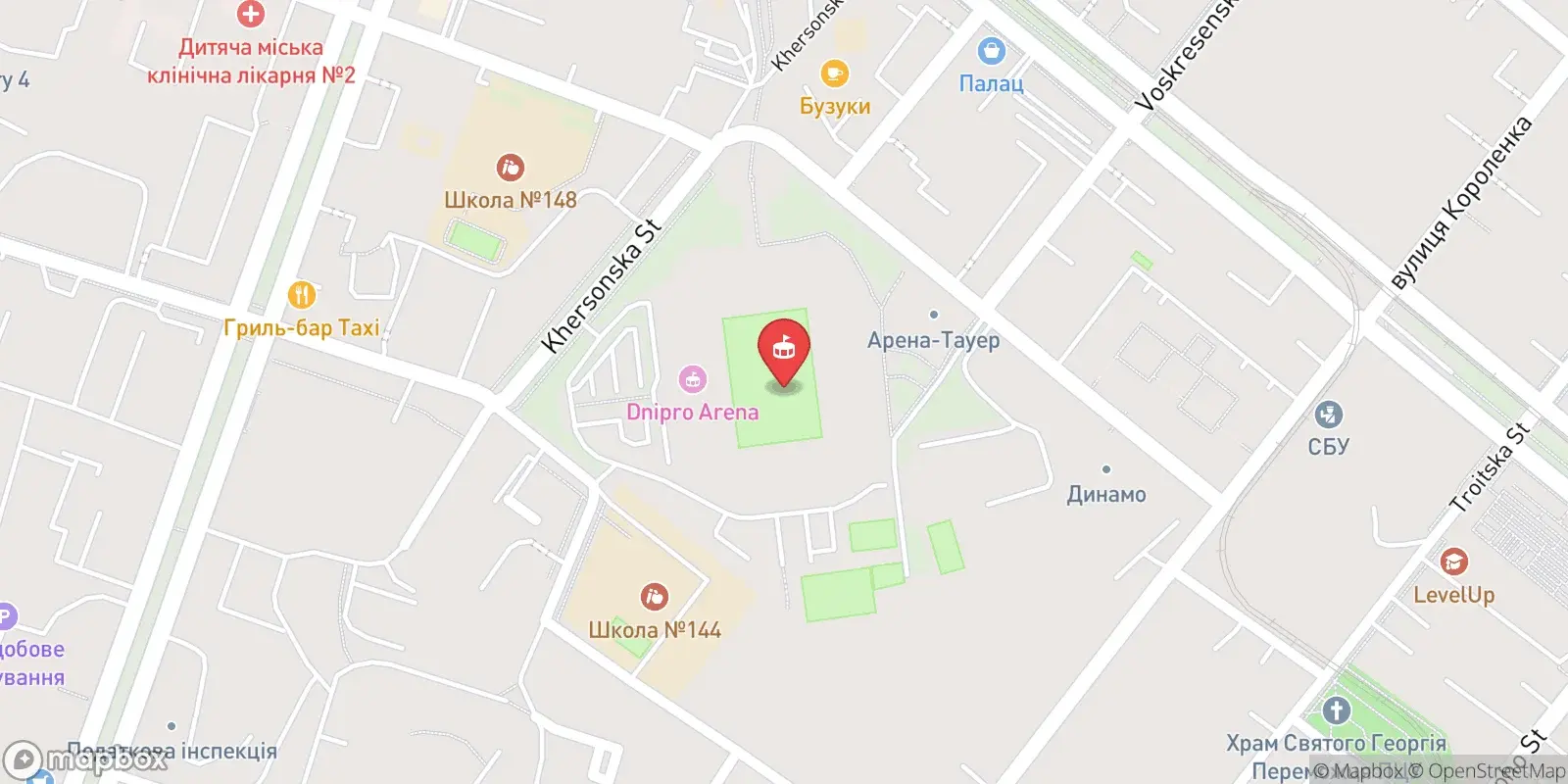 Mappa: Dnipro