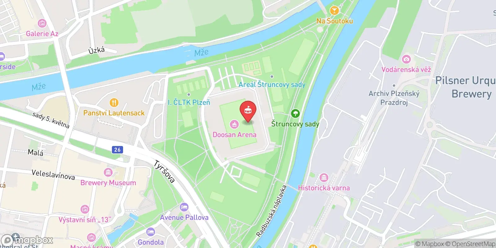 Peta: Plzeň
