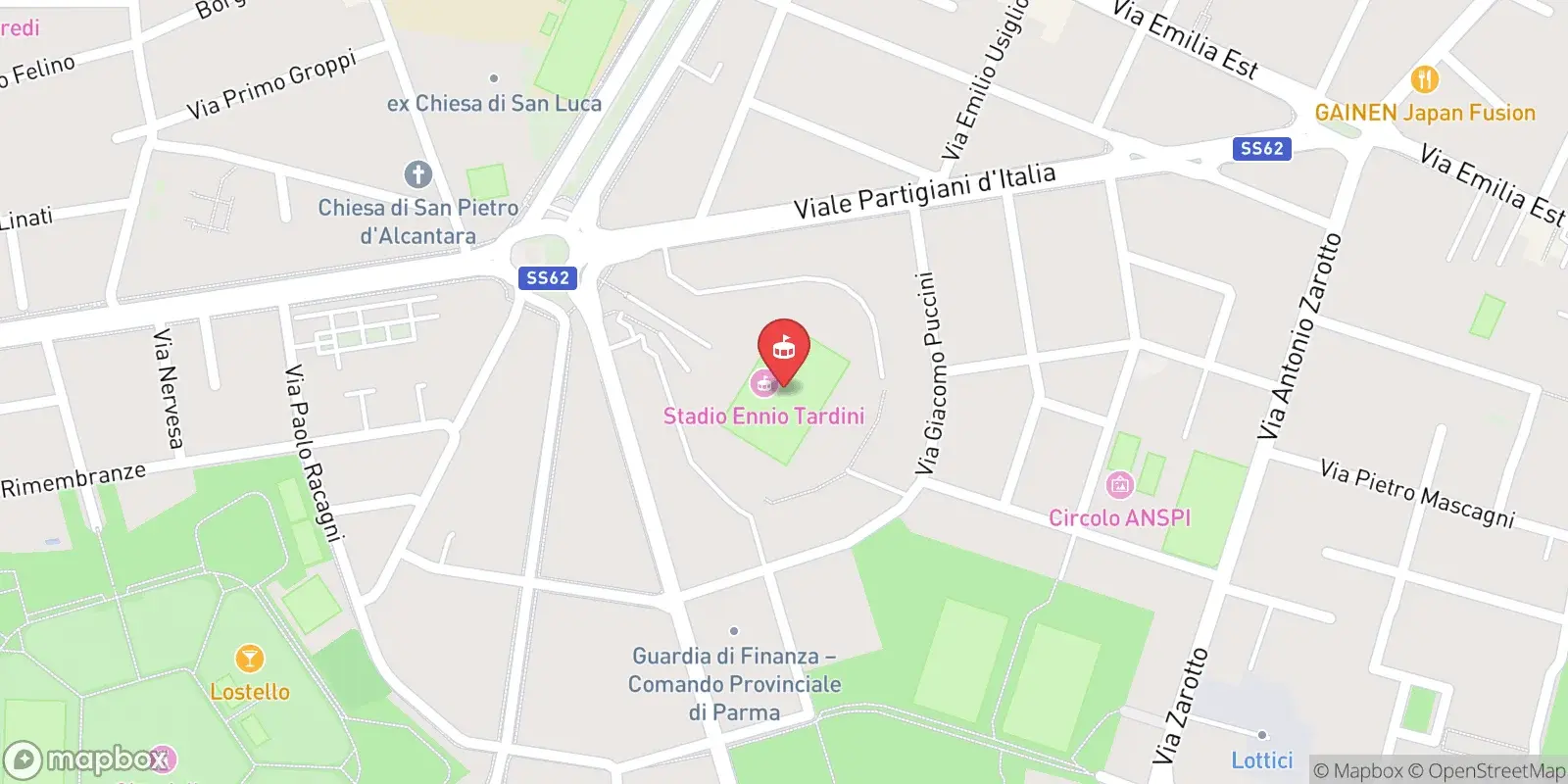 Mappa: Parma