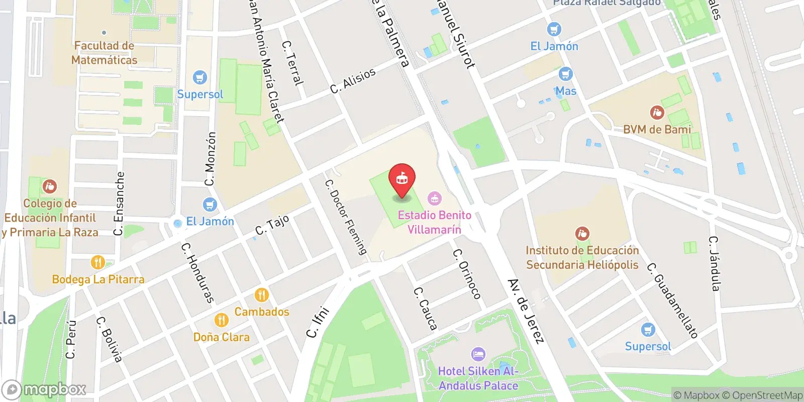 Mappa: Seville