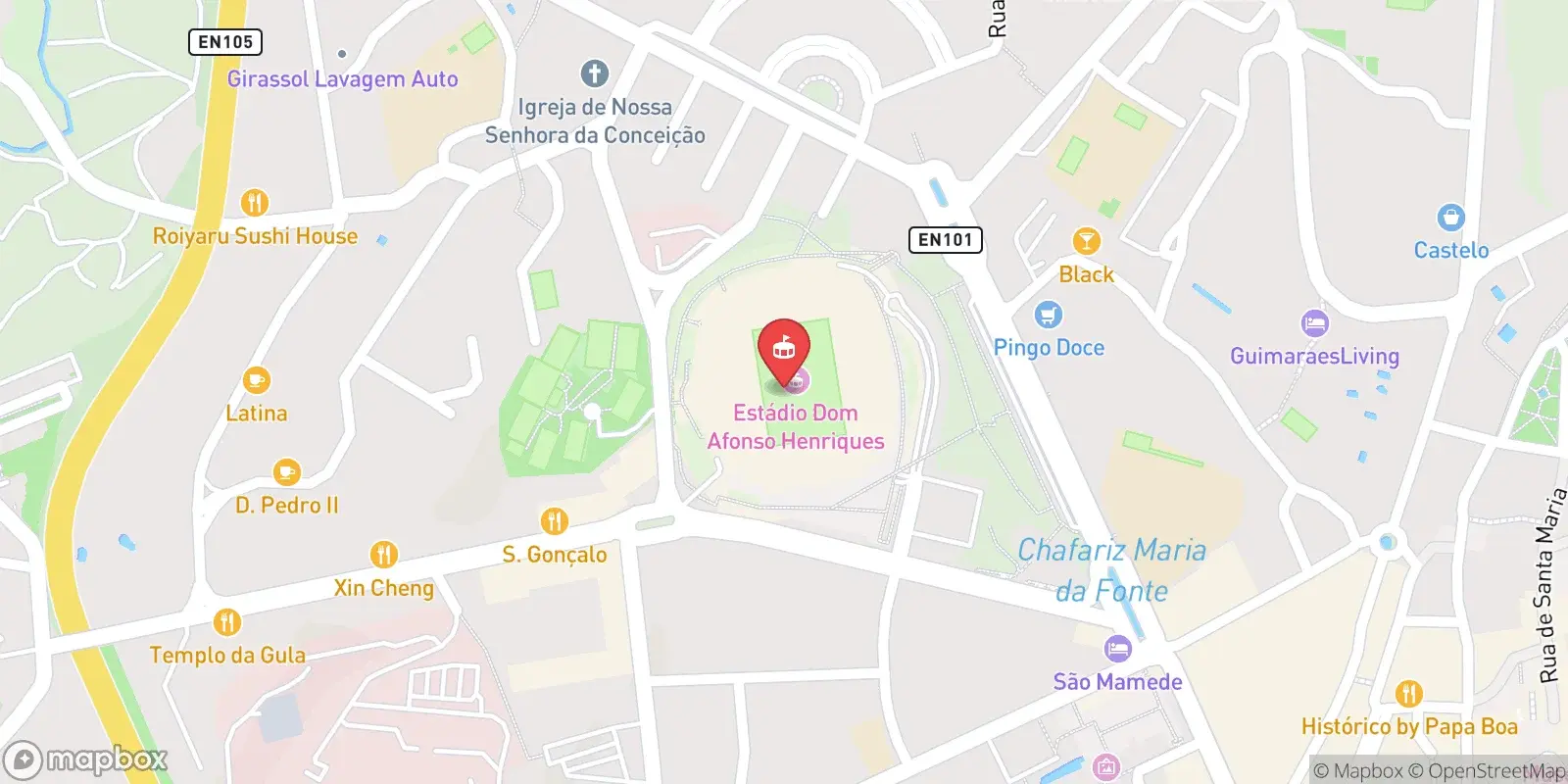 Карта: Guimarães