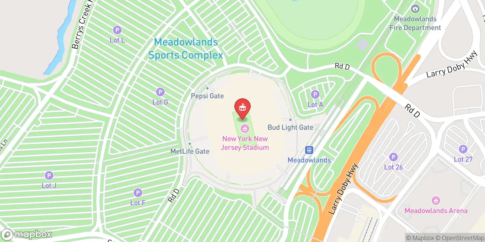Mappa: East Rutherford
