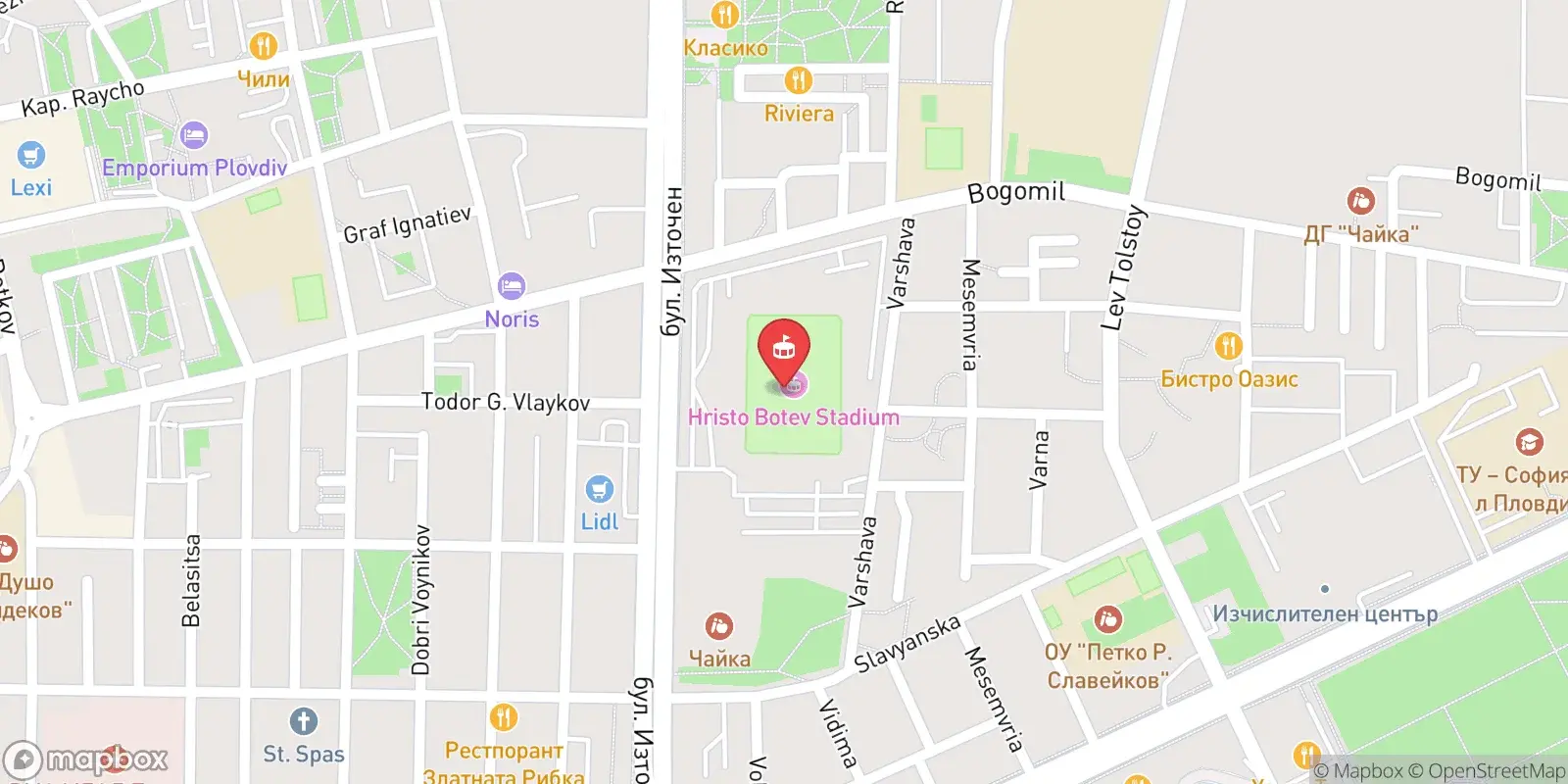 Carte : Plovdiv