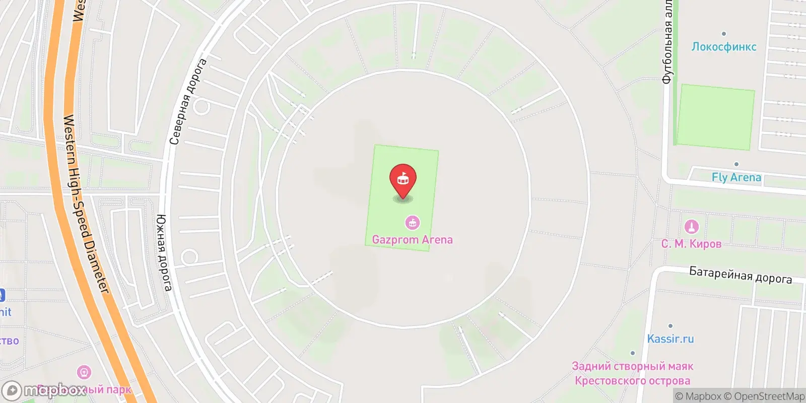 Karte: Petrogradsky District