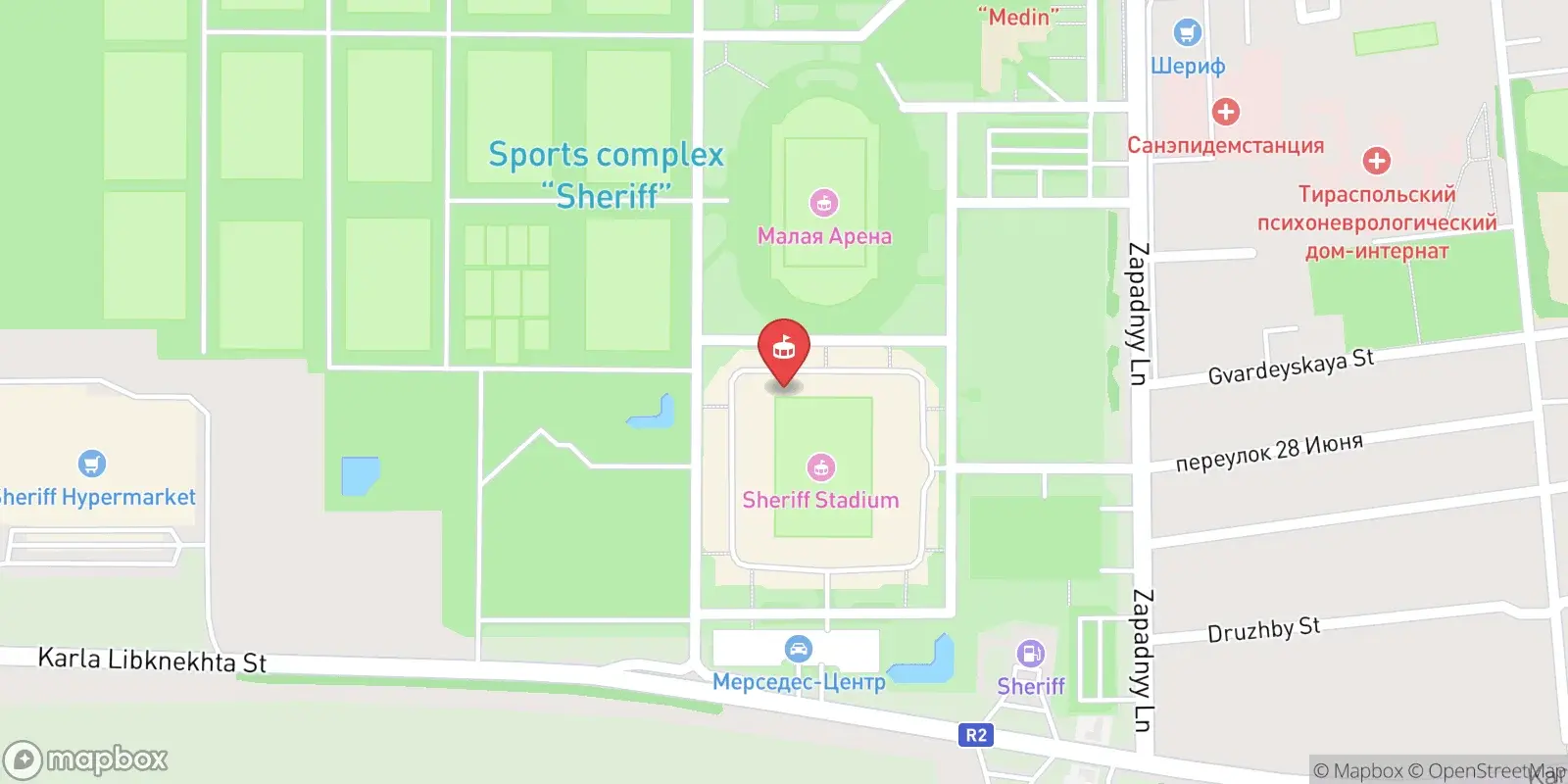 Карта: Tiraspol