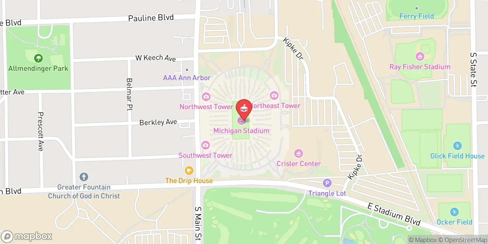 Peta: Ann Arbor