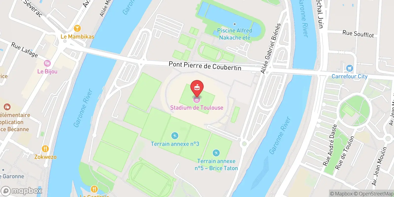 Mappa: Toulouse