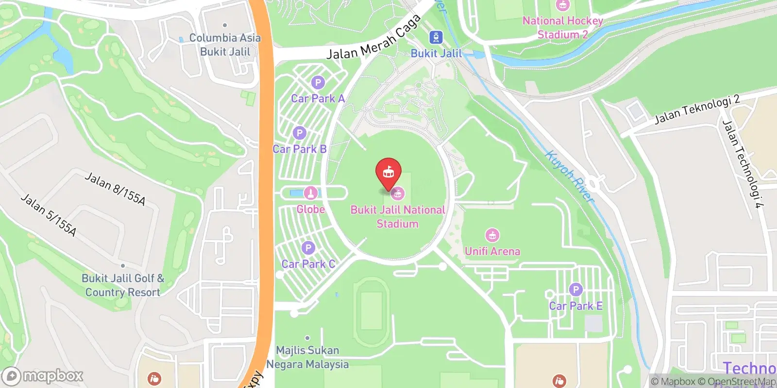 Carte : Kuala Lumpur