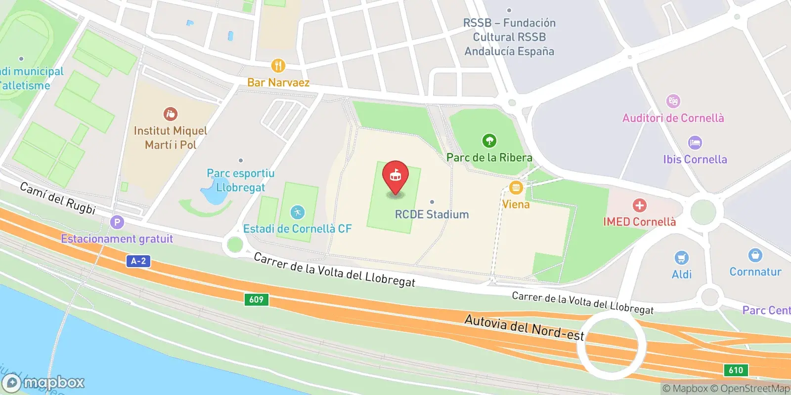 Karte: Cornellà de Llobregat