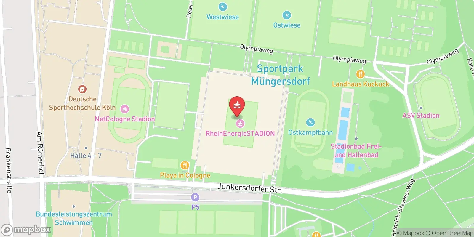 Carte : Müngersdorf