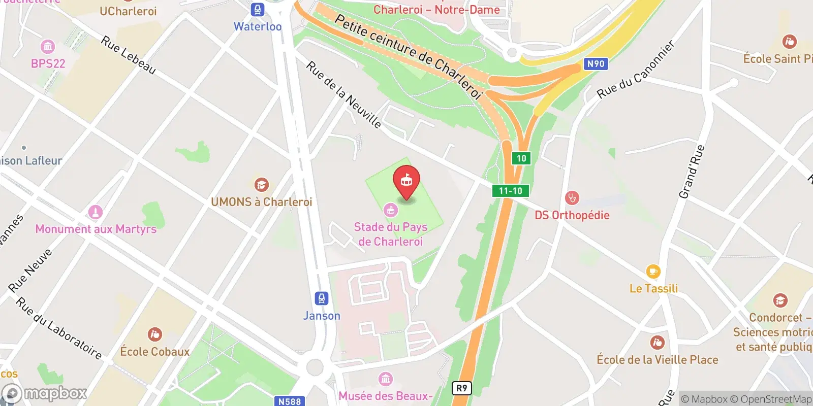 Karte: Charleroi