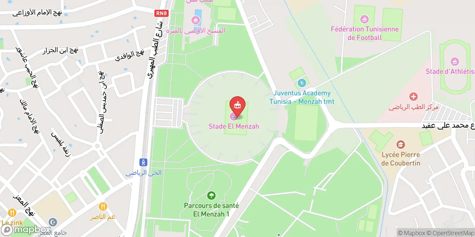 Mappa: Tunis