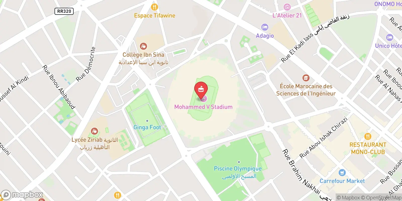 Mappa: Casablanca