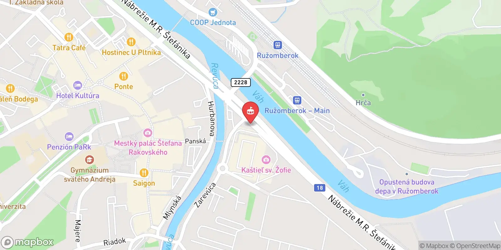 Karte: Ružomberok