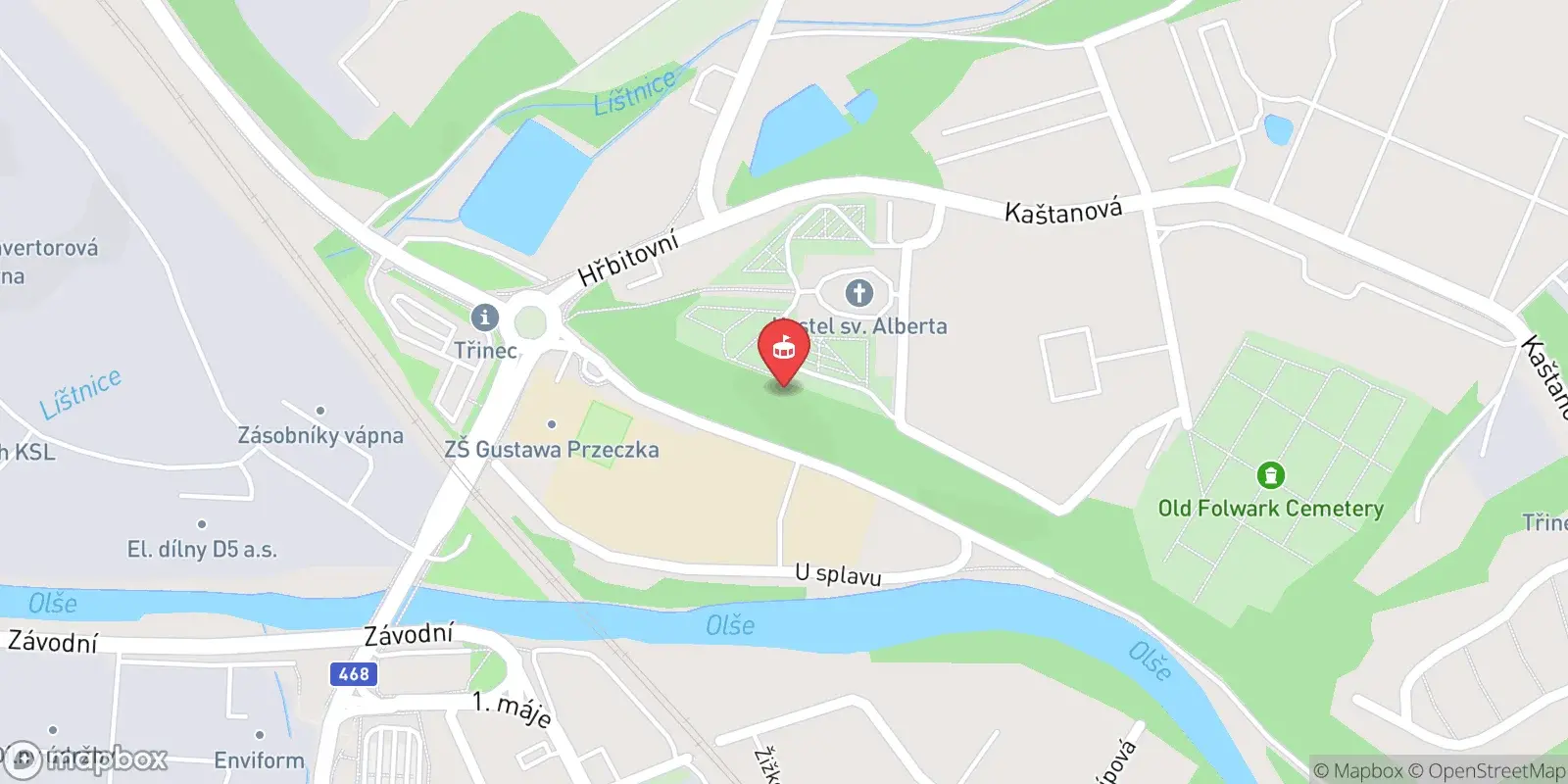 Карта: Třinec