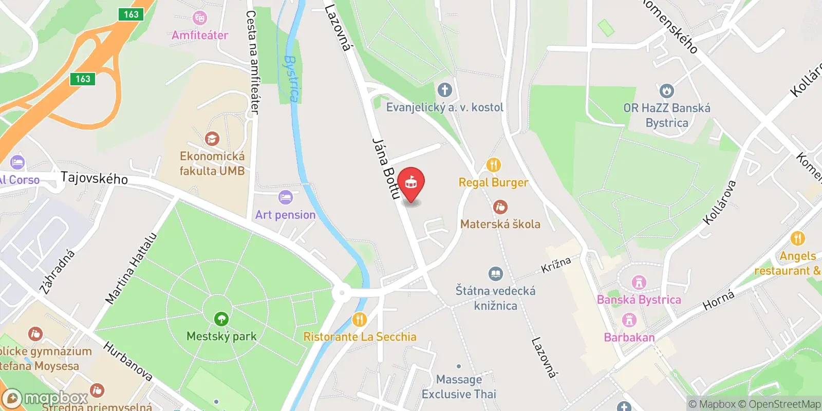 Карта: Banská Bystrica