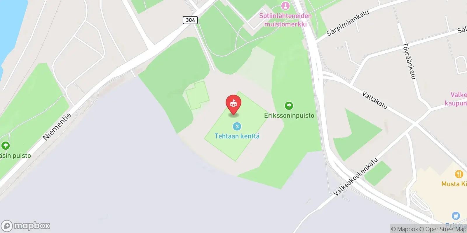 Карта: Valkeakoski