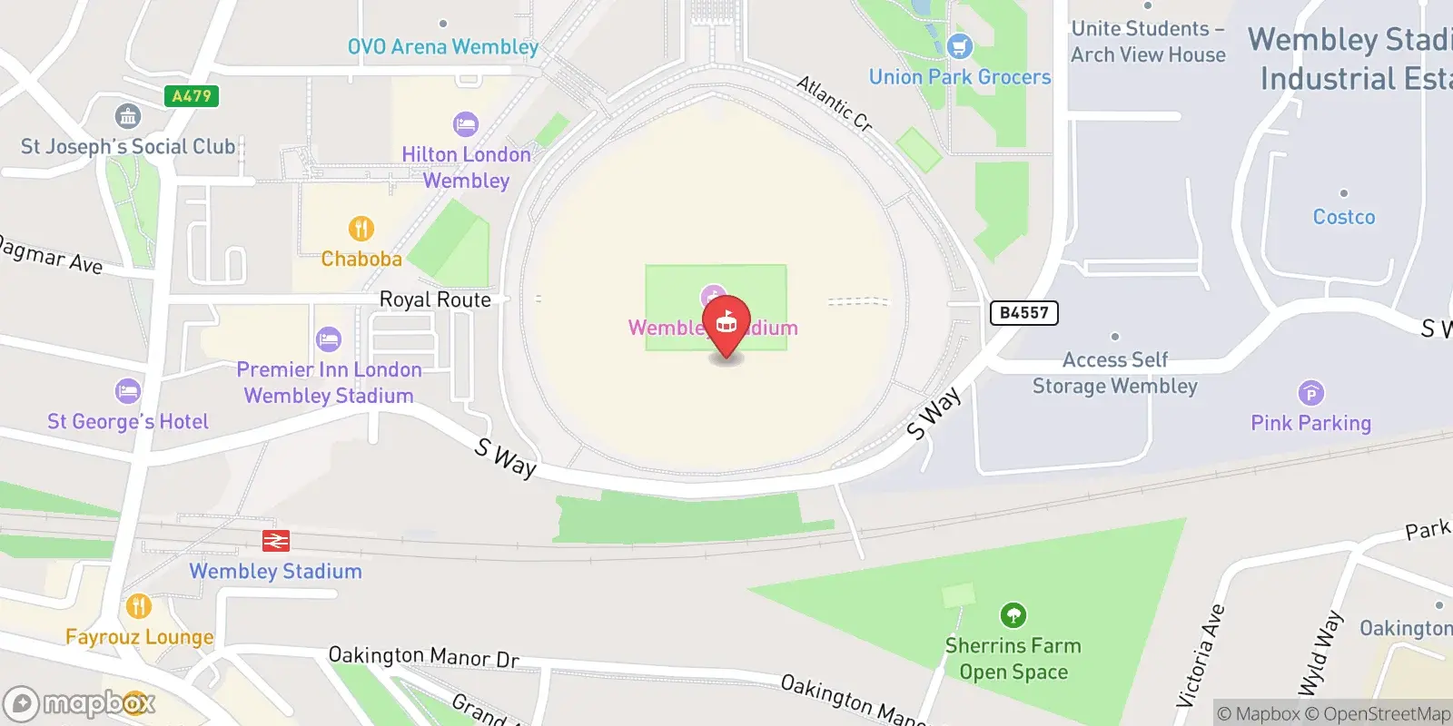 Karte: Wembley