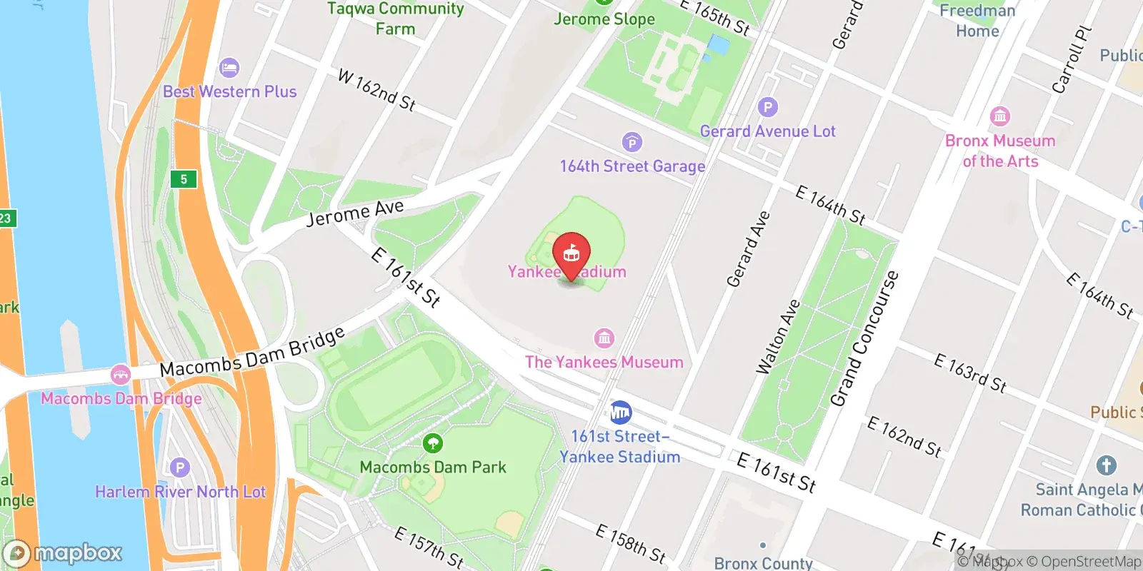 Carte : New York